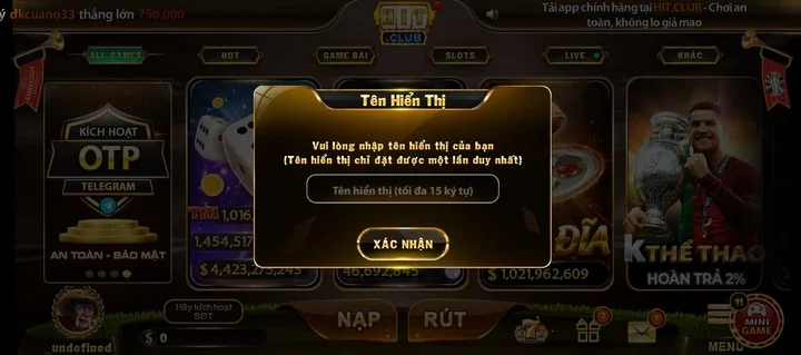 Chi tiết các thao tác Đăng ký Hitclub